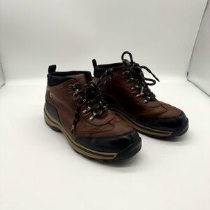 Timberland Back Road Hiker Leather boots Brown Black Boys Size 2